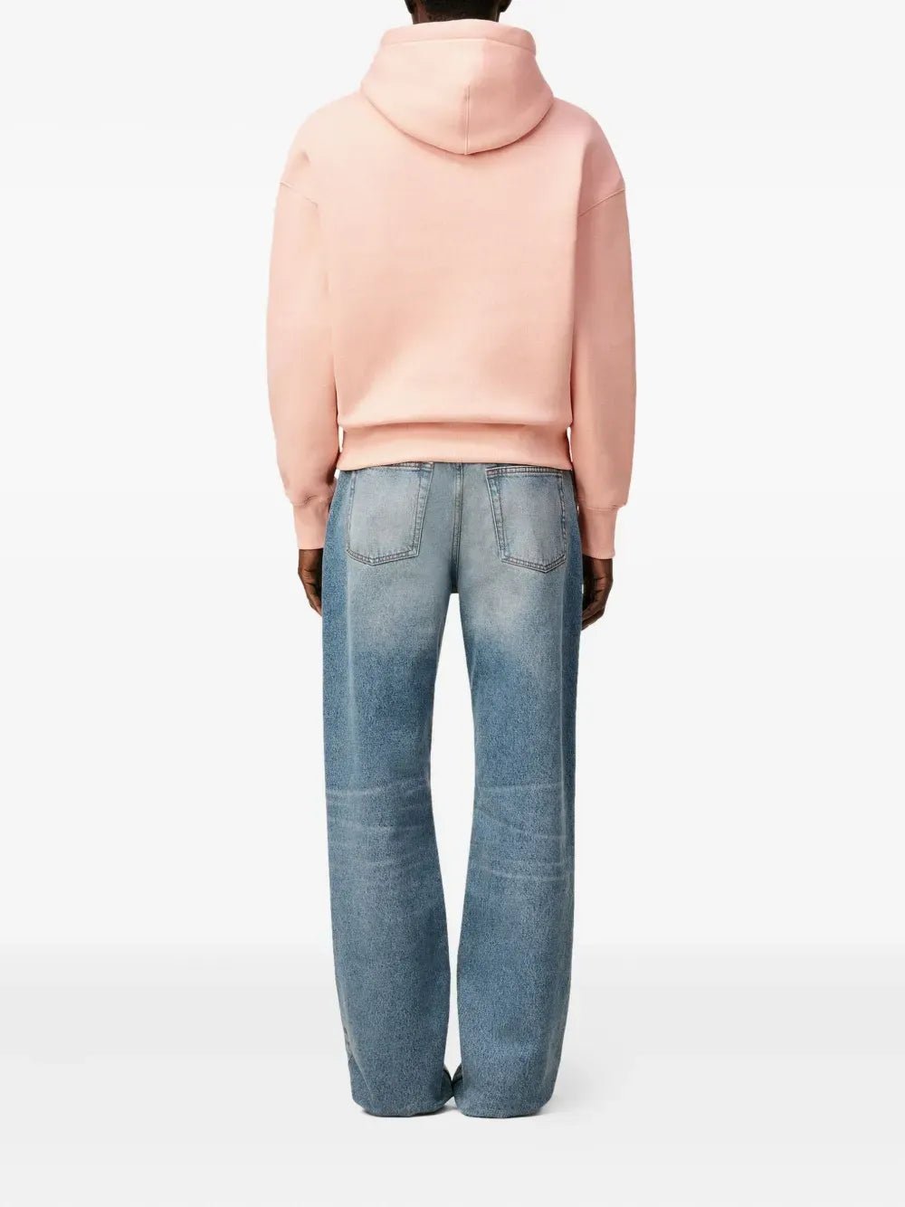 AMI PARIS - Hoodie en coton à logo rose - Lothaire