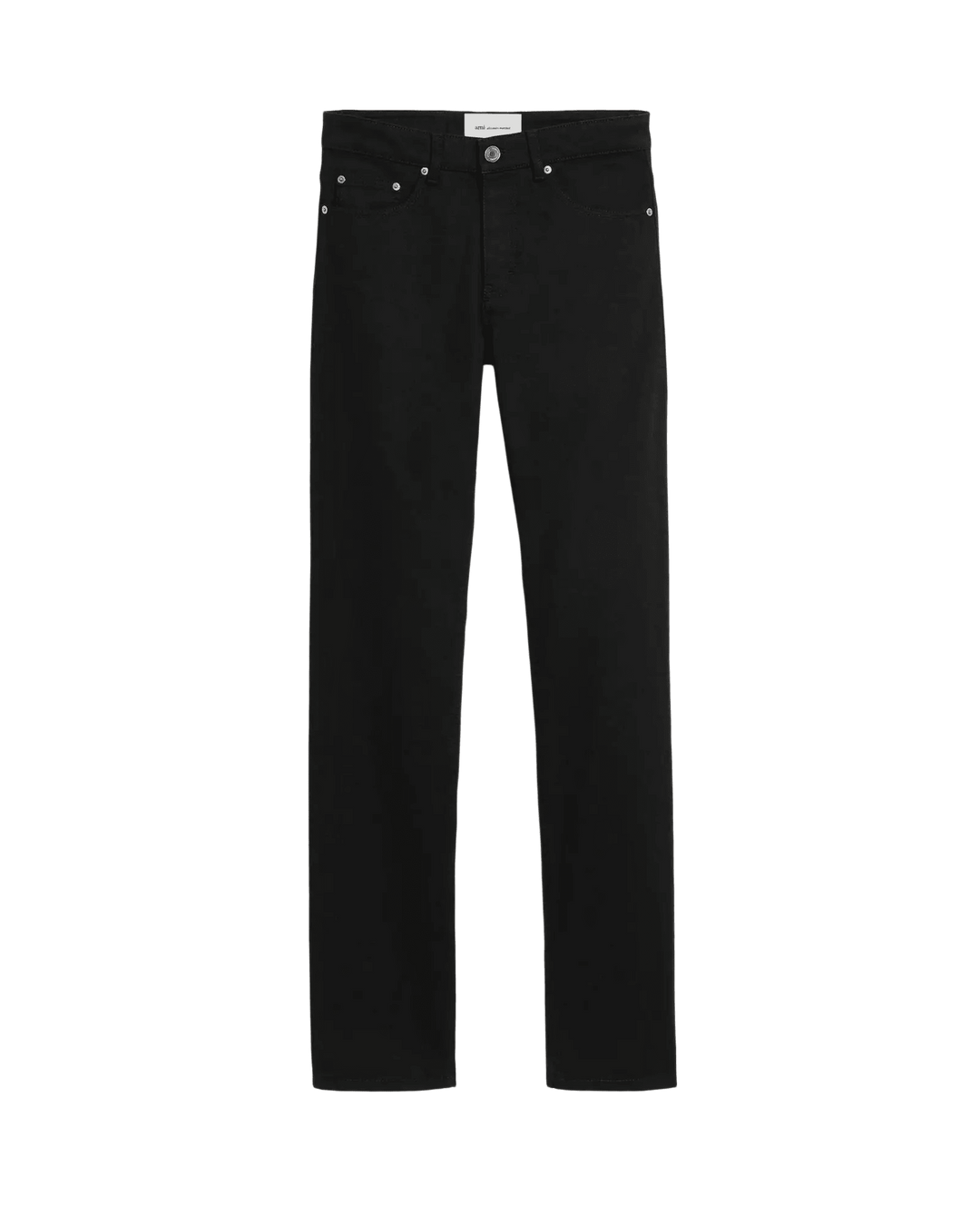 AMI PARIS - Jean coupe classique en denim Noir - Lothaire