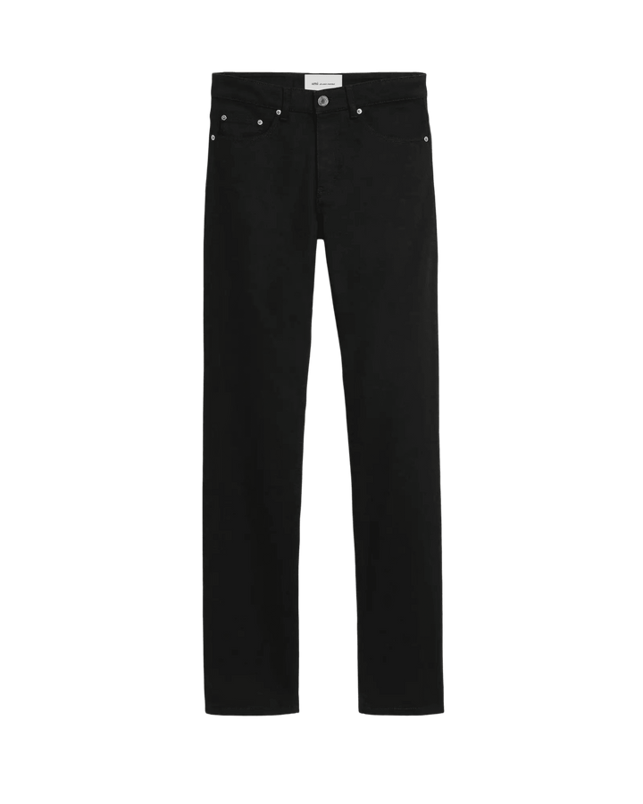 AMI PARIS - Jean coupe classique en denim Noir - Lothaire