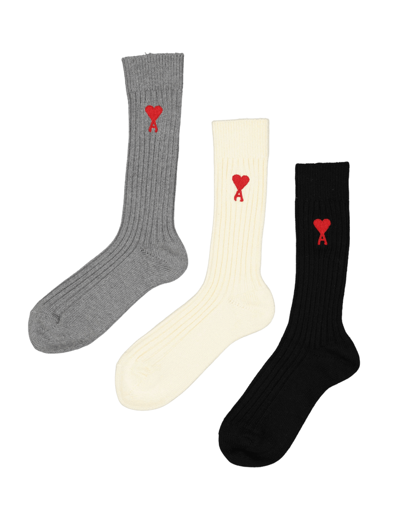 Chaussettes Ami Paris Blanches - Neuves Avec étiquettes - Taille 39-42