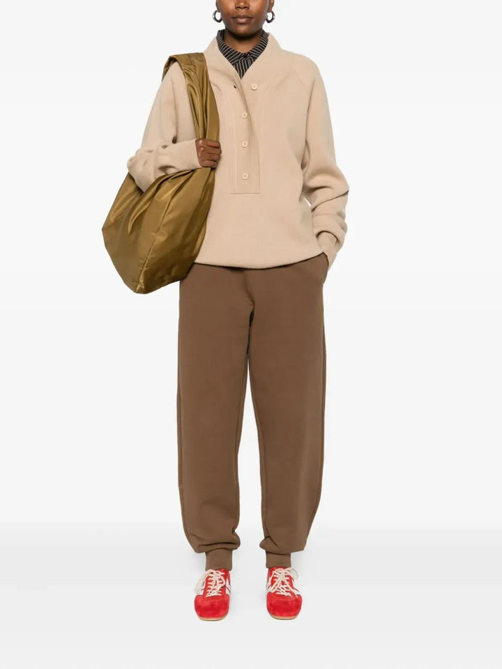 AMI PARIS - Pantalon de jogging marron noisette - Lothaire
