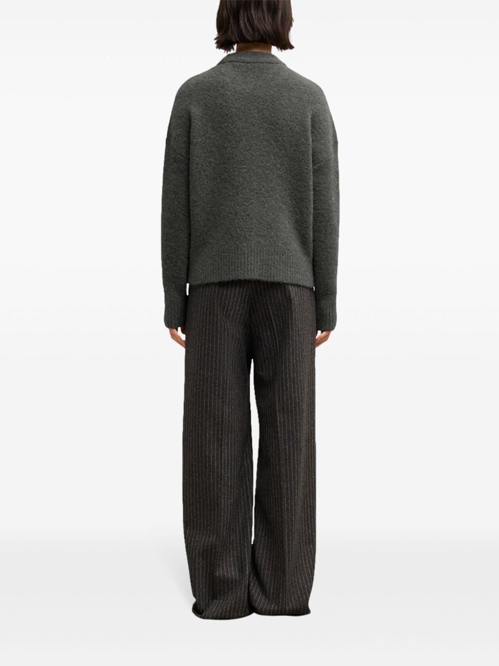 AMI Paris - Pull AMI de Coeur gris foncé - Lothaire