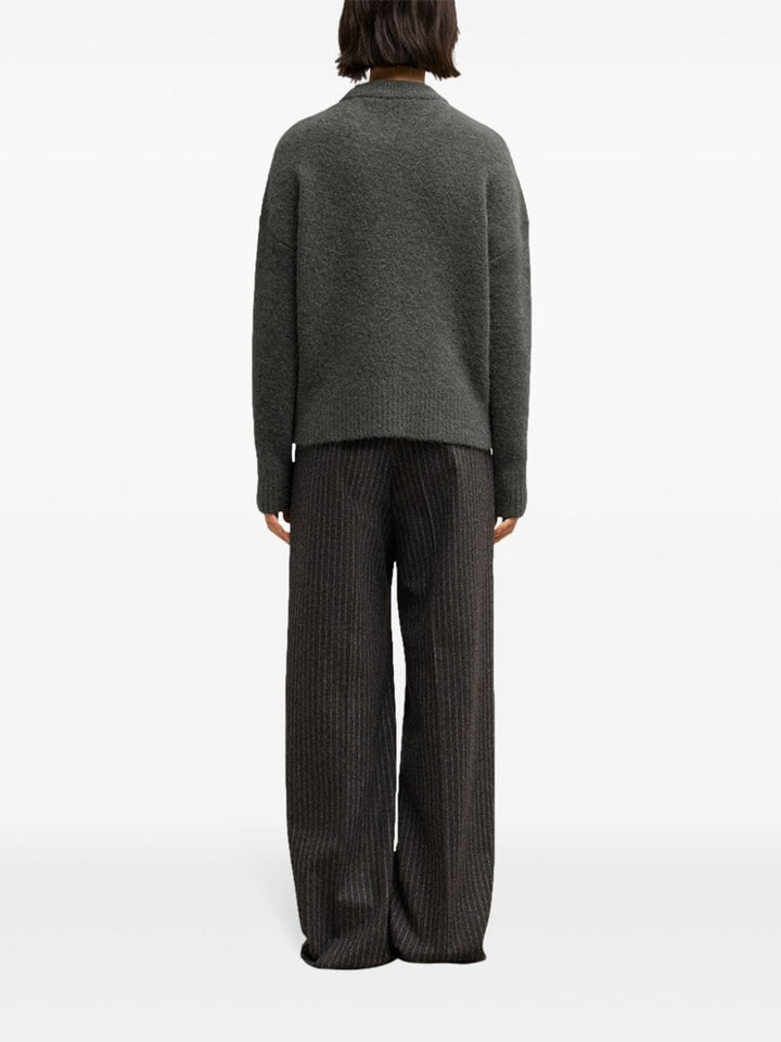 AMI Paris - Pull AMI de Coeur gris foncé - Lothaire