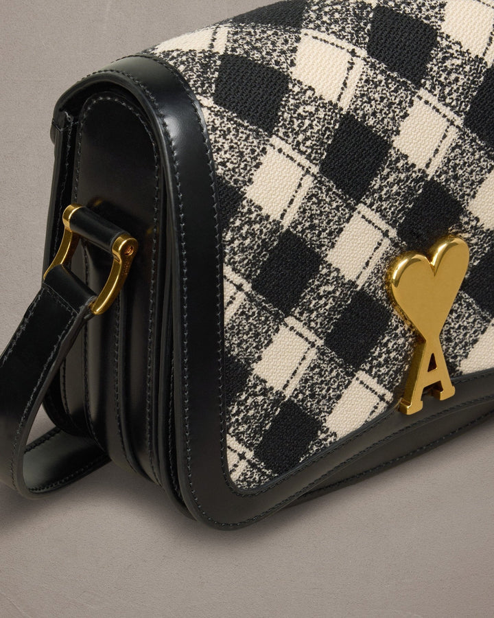 Ami Paris - Sac à main "Paris Paris" noir écru - Lothaire
