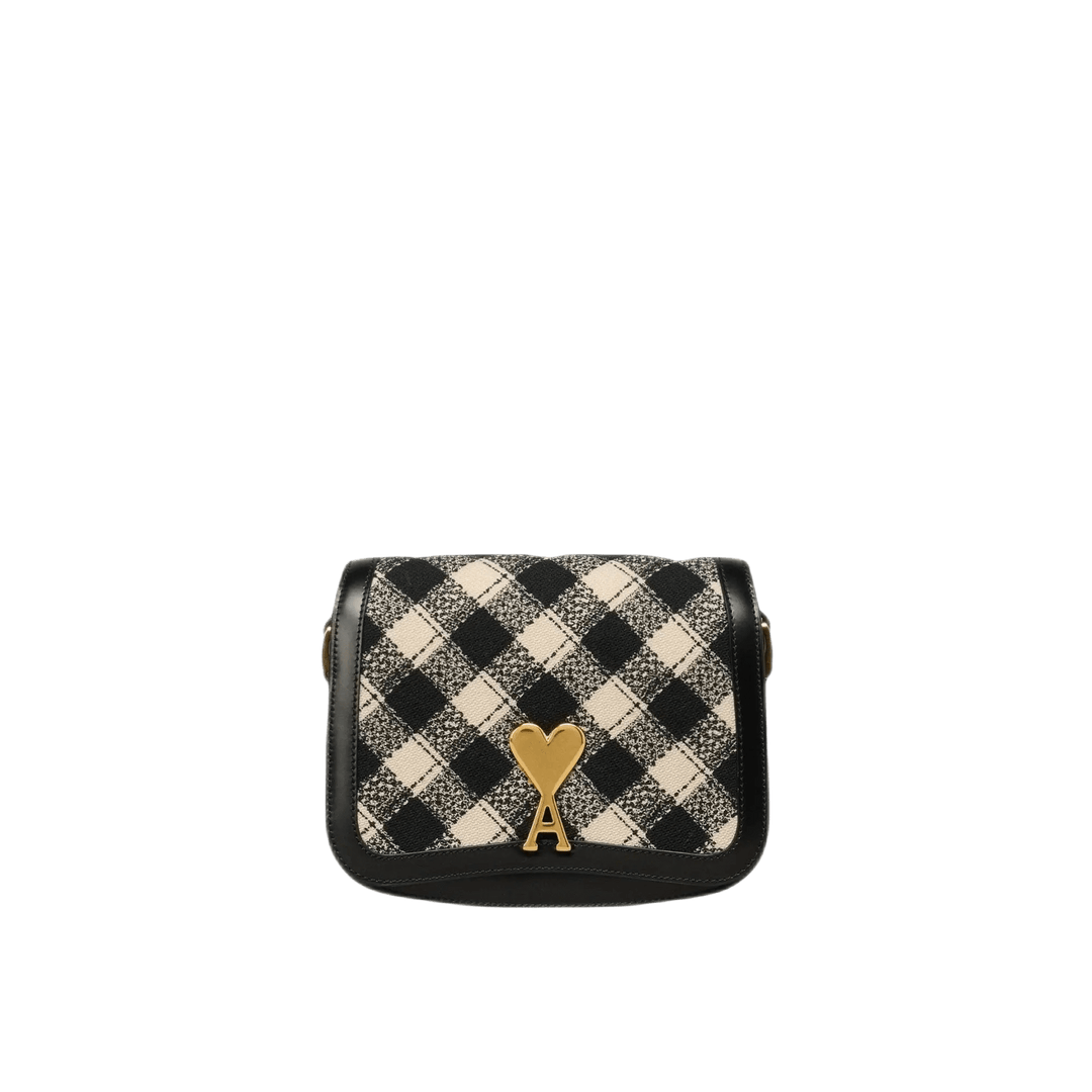 Ami Paris - Sac à main "Paris Paris" noir écru - Lothaire