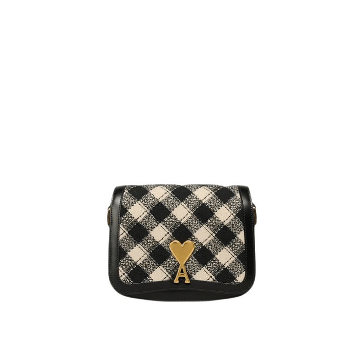 Ami Paris - Sac à main "Paris Paris" noir écru - Lothaire