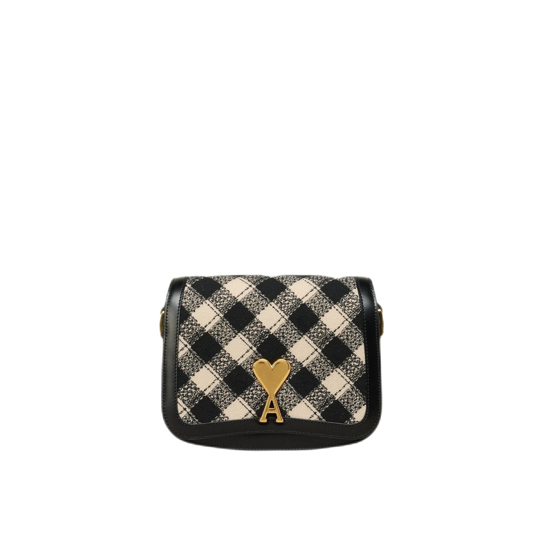 Ami Paris - Sac à main "Paris Paris" noir écru - Lothaire