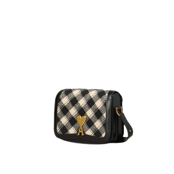 Ami Paris - Sac à main "Paris Paris" noir écru - Lothaire