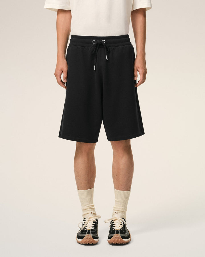 AMI PARIS - Short Ami de Coeur en Coton Noir - Lothaire