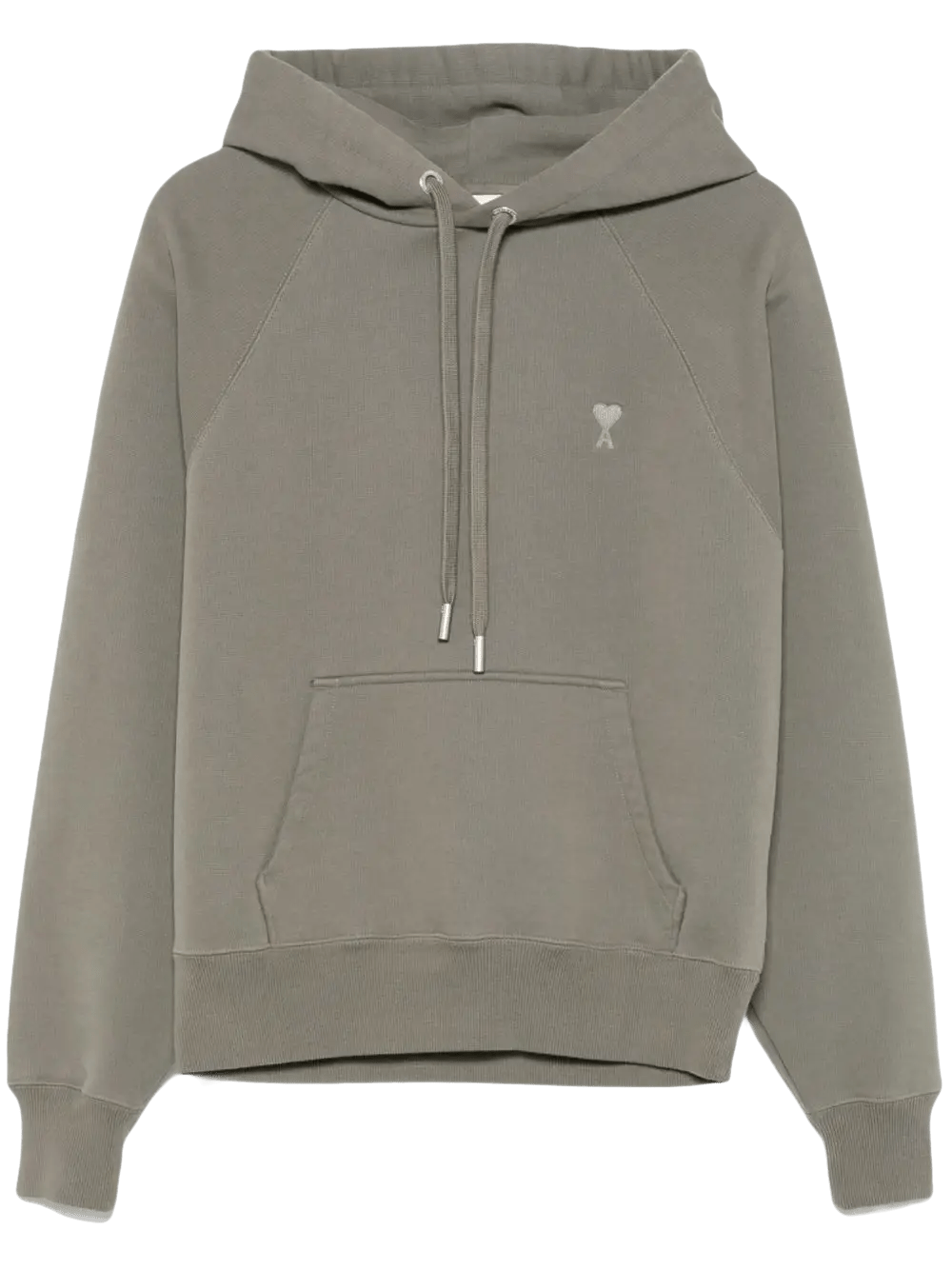 AMI PARIS - Sweat à capuche gris fumé - Lothaire