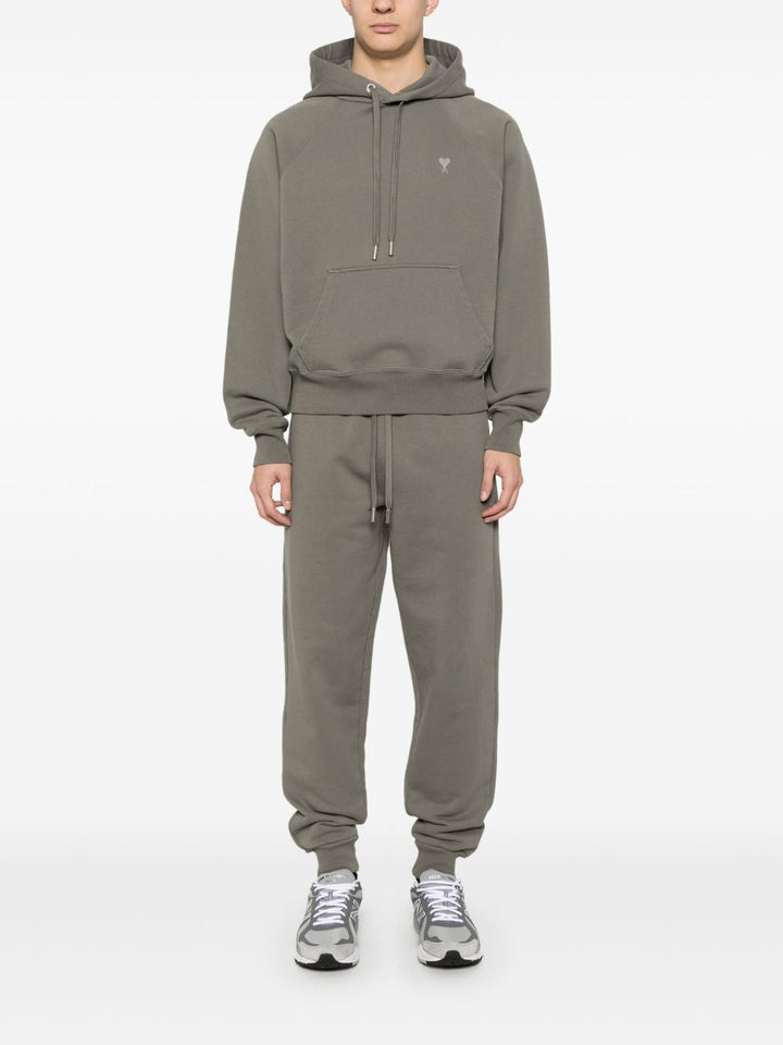 AMI PARIS - Sweat à capuche gris fumé - Lothaire