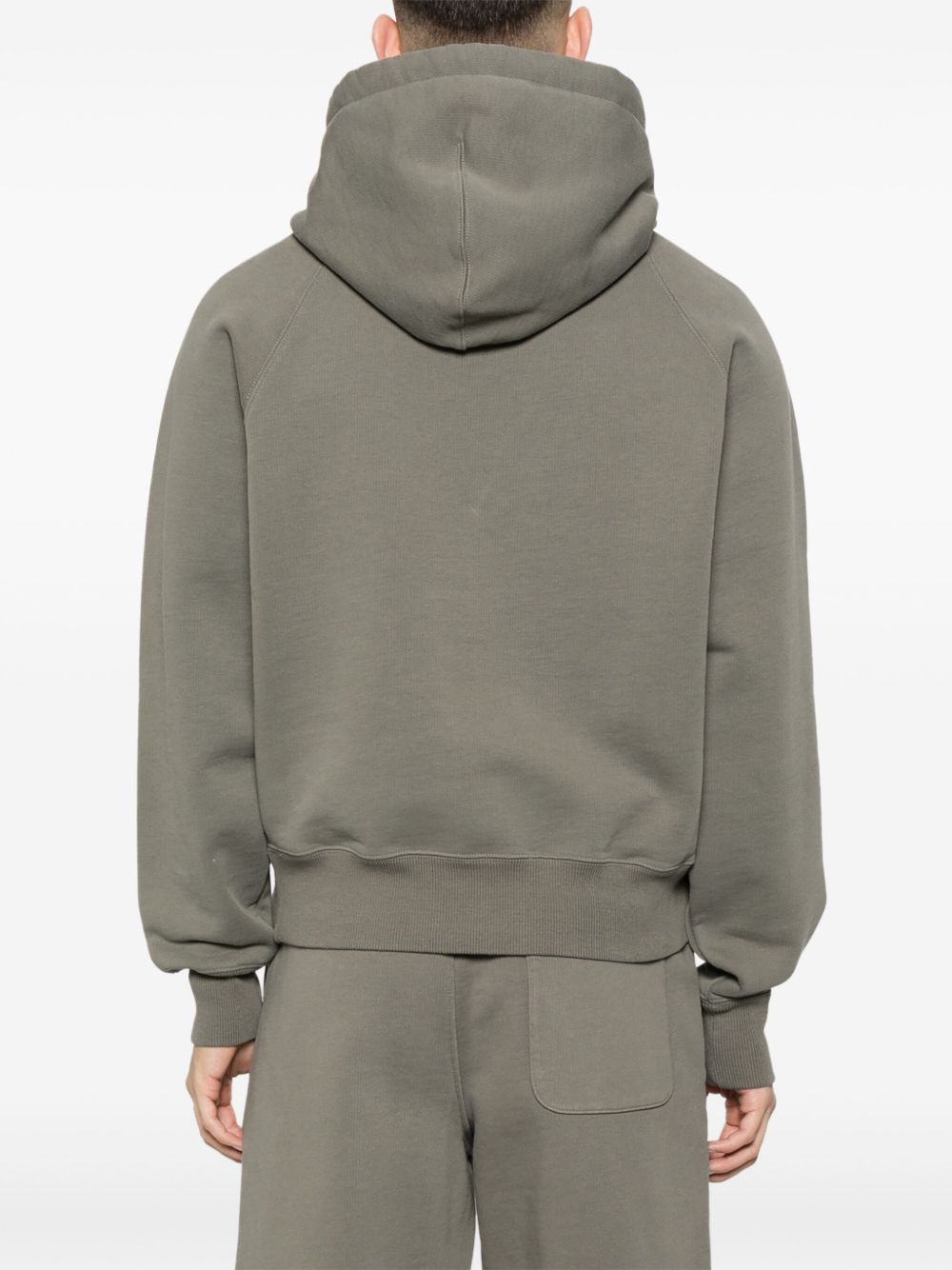 AMI PARIS - Sweat à capuche gris fumé - Lothaire