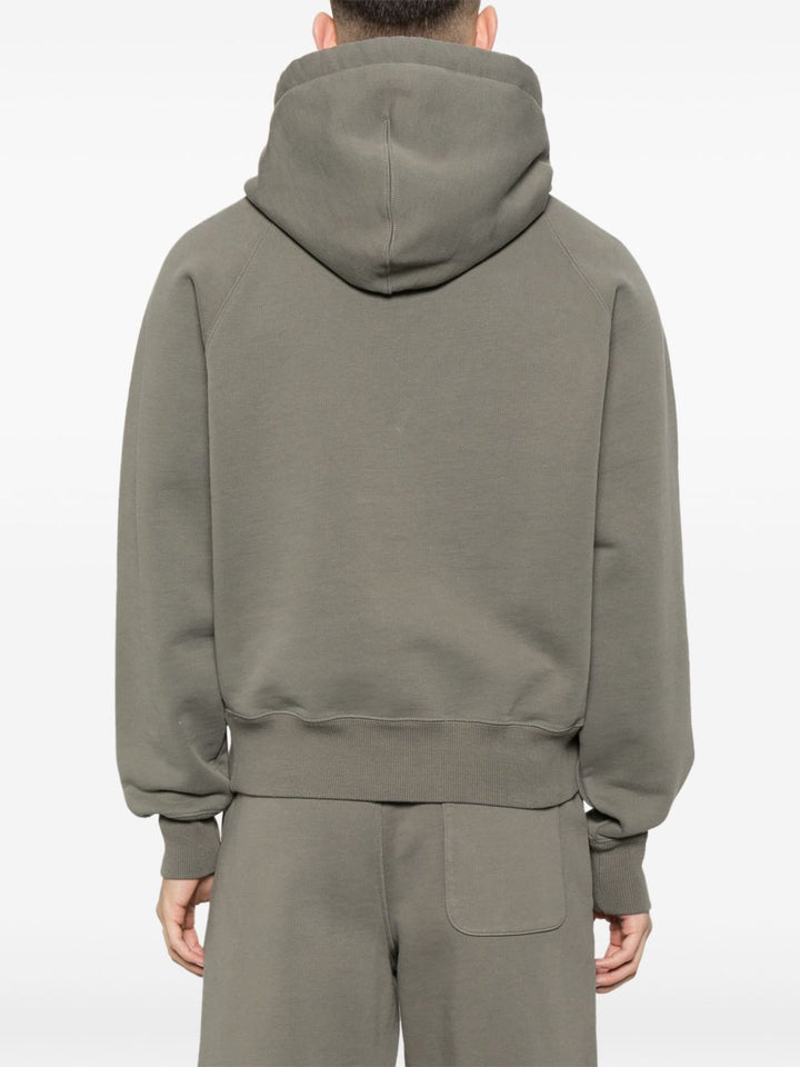 AMI PARIS - Sweat à capuche gris fumé - Lothaire