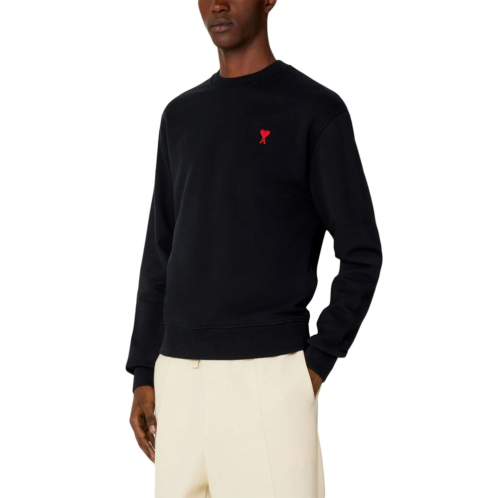 AMI Paris - Sweat Ami De Coeur Noir - Lothaire
