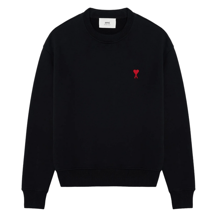AMI Paris - Sweat Ami De Coeur Noir - Lothaire