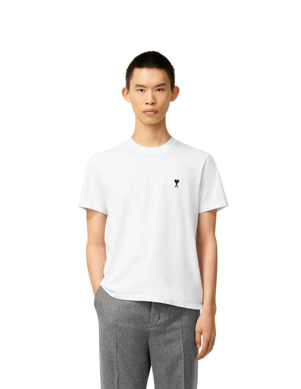 AMI PARIS - T-shirt à logo Ami de Coeur Blanc - Lothaire