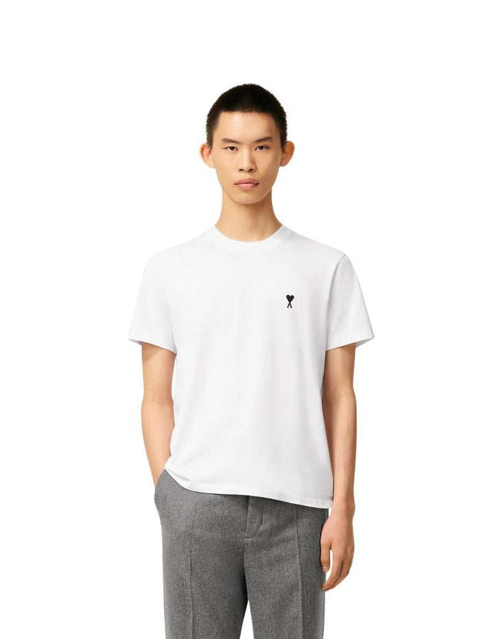 AMI PARIS - T-shirt à logo Ami de Coeur Blanc - Lothaire
