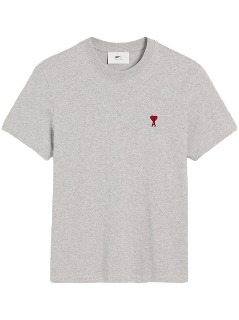 AMI PARIS - t-shirt à logo Ami de Coeur gris cendre chine - Lothaire