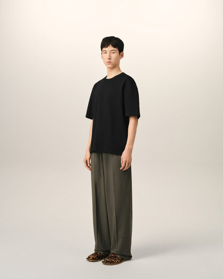 AMI PARIS – T-shirt Ami de Cœur embossé Noir - Lothaire