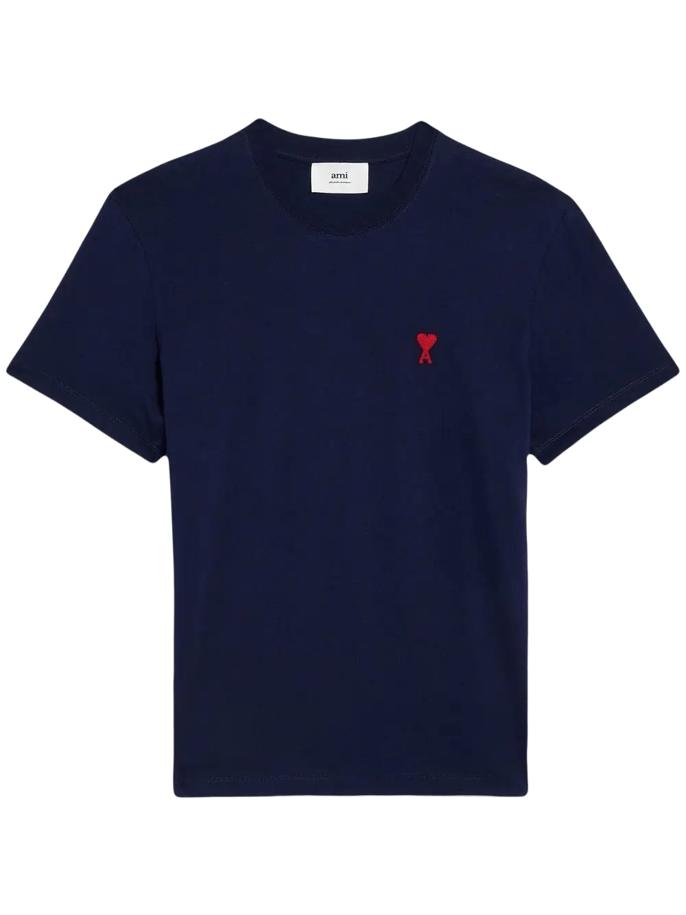 Ami Paris - T Shirt Bleu Nautique Ami de Coeur - Lothaire