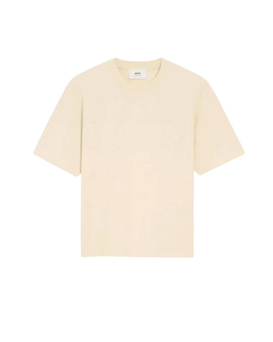 AMI PARIS - T-shirt En Coton Ami De Coeur Blanc crème - Lothaire