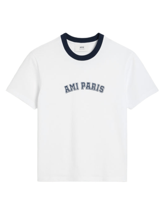 Ami Paris - Tshirt en coton biologique Blanc - Lothaire