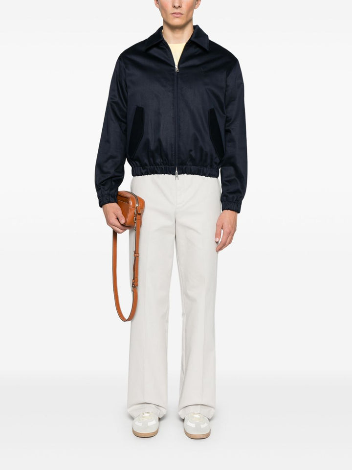 AMI PARIS - Veste bomber Ami De Coeur bleu marine - Lothaire