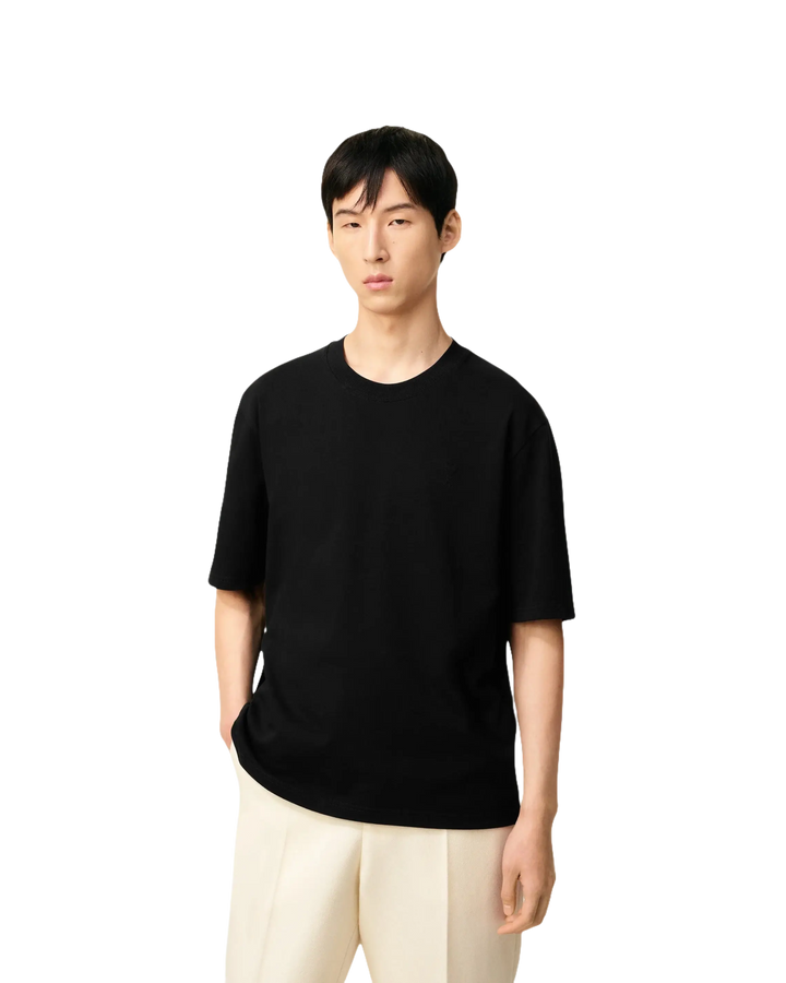 AMI - T-shirt brodé Noir - Lothaire