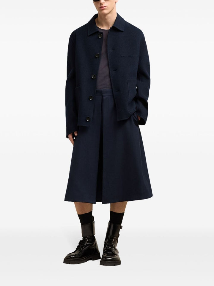 AMI veste boutonnée Boxy bleu marine - Lothaire