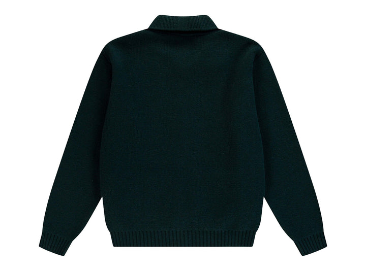 ARTE - Cardigan zippé en maille torsadée Vert - Lothaire
