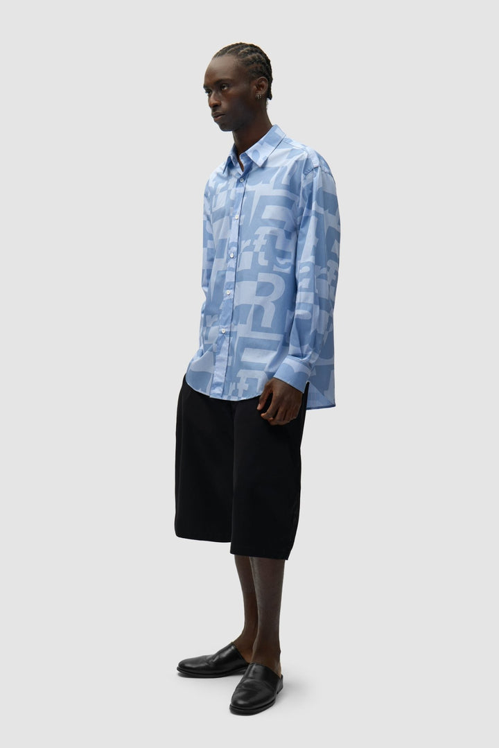 ARTE - Chemise intégrale Imprimé Bleu - Lothaire