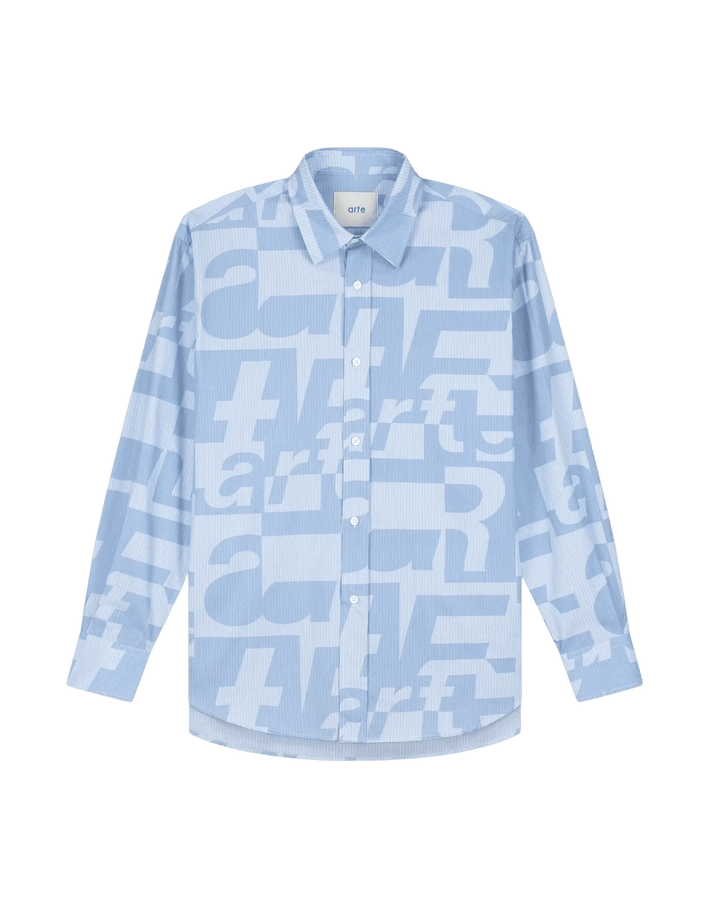 ARTE - Chemise intégrale Imprimé Bleu - Lothaire
