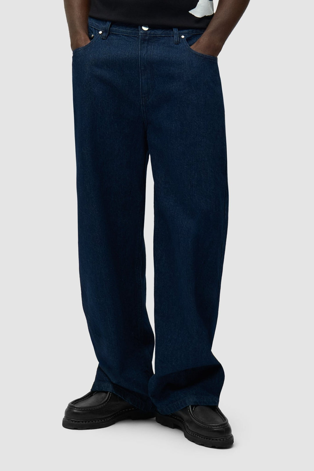 ARTE - Pantalon à poche avec logo circulaire Marine - Lothaire