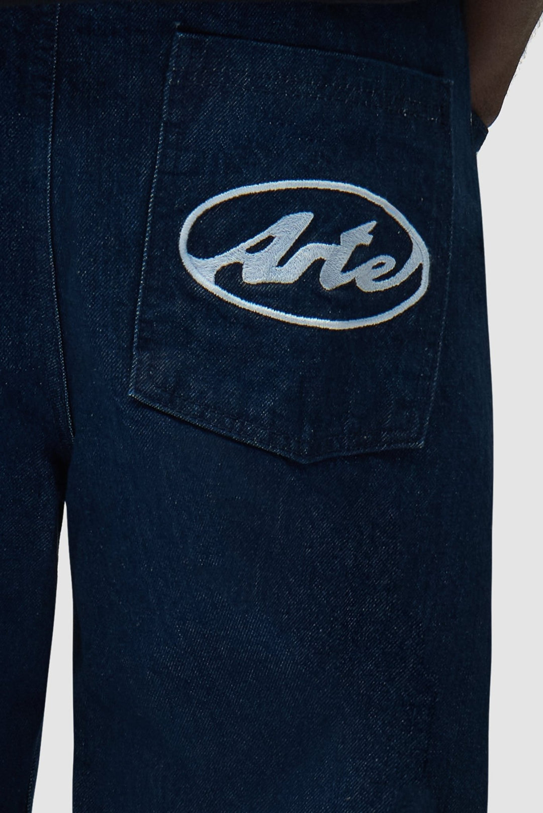 ARTE - Pantalon à poche avec logo circulaire Marine - Lothaire