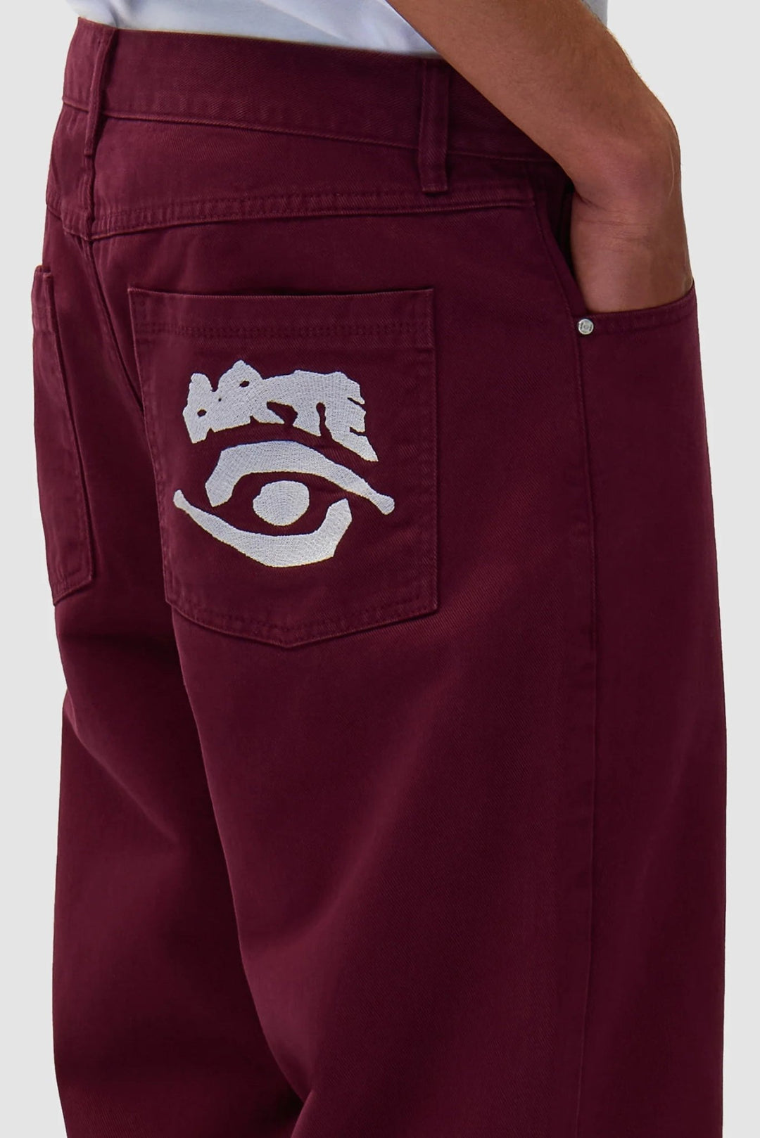 ARTE - Pantalon Back Pocket Graphic Bordeaux - Lothaire