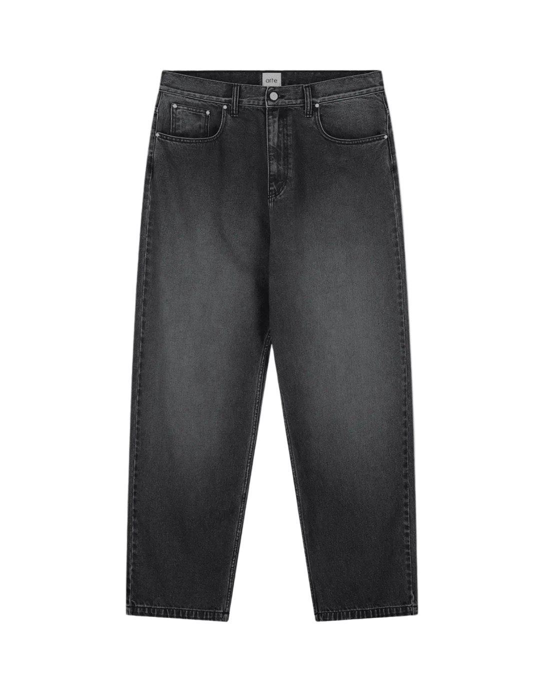 ARTE - Pantalon baggy délavé Noir - Lothaire