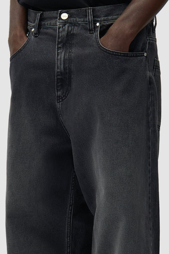 ARTE - Pantalon baggy délavé Noir - Lothaire