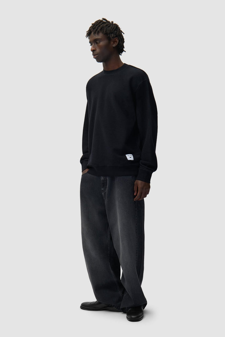 ARTE - Pantalon baggy délavé Noir - Lothaire