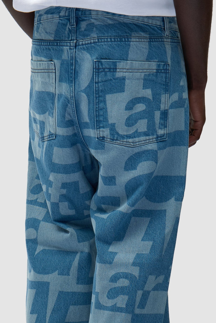ARTE - Pantalon en denim brut intégral Bleu - Lothaire