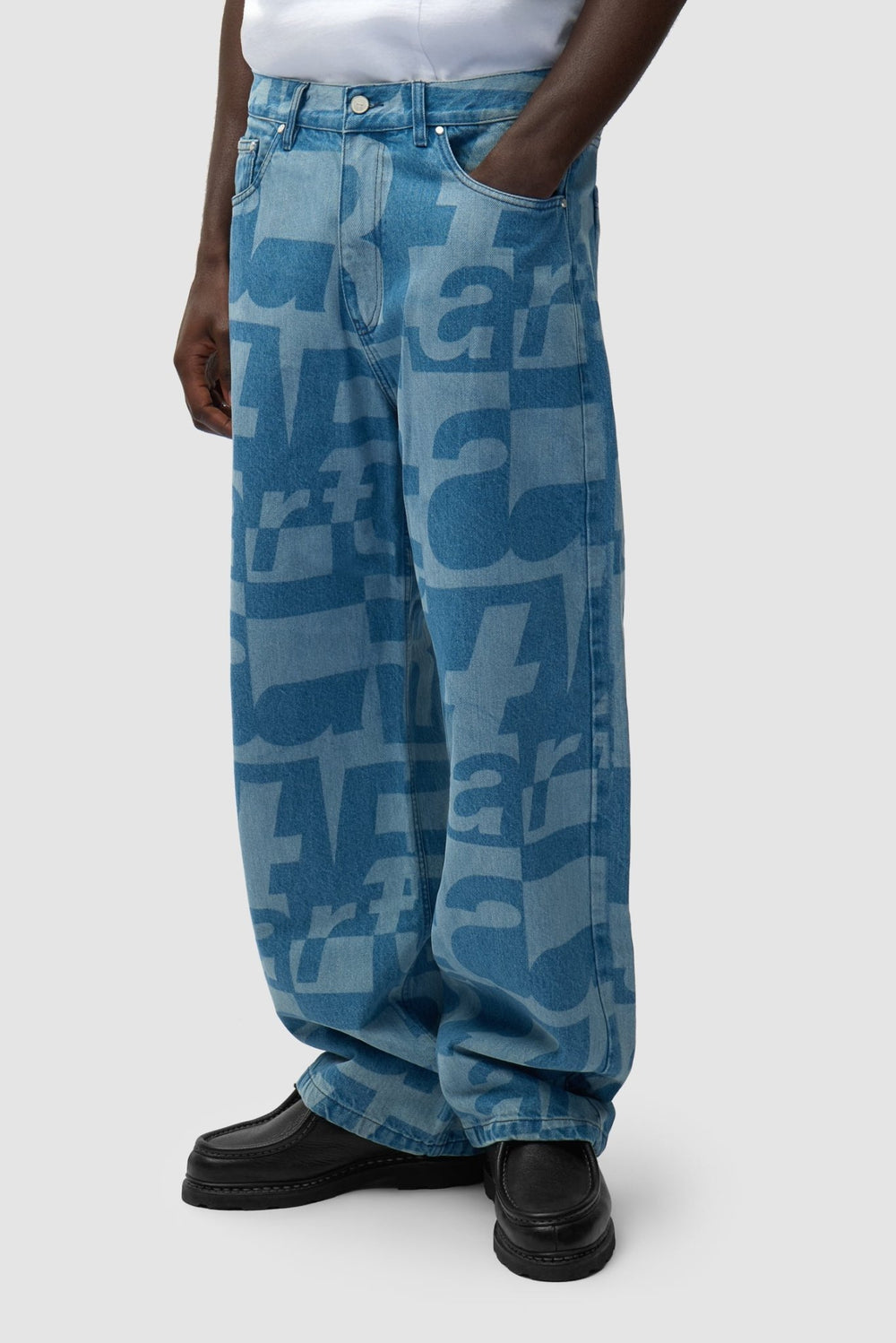 ARTE - Pantalon en denim brut intégral Bleu - Lothaire