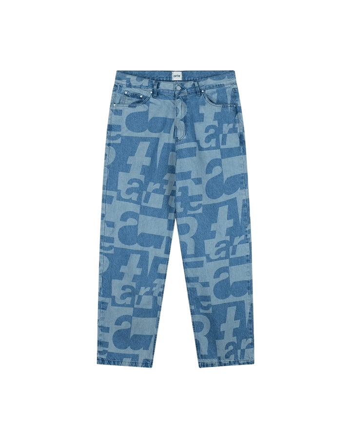 ARTE - Pantalon en denim brut intégral Bleu - Lothaire