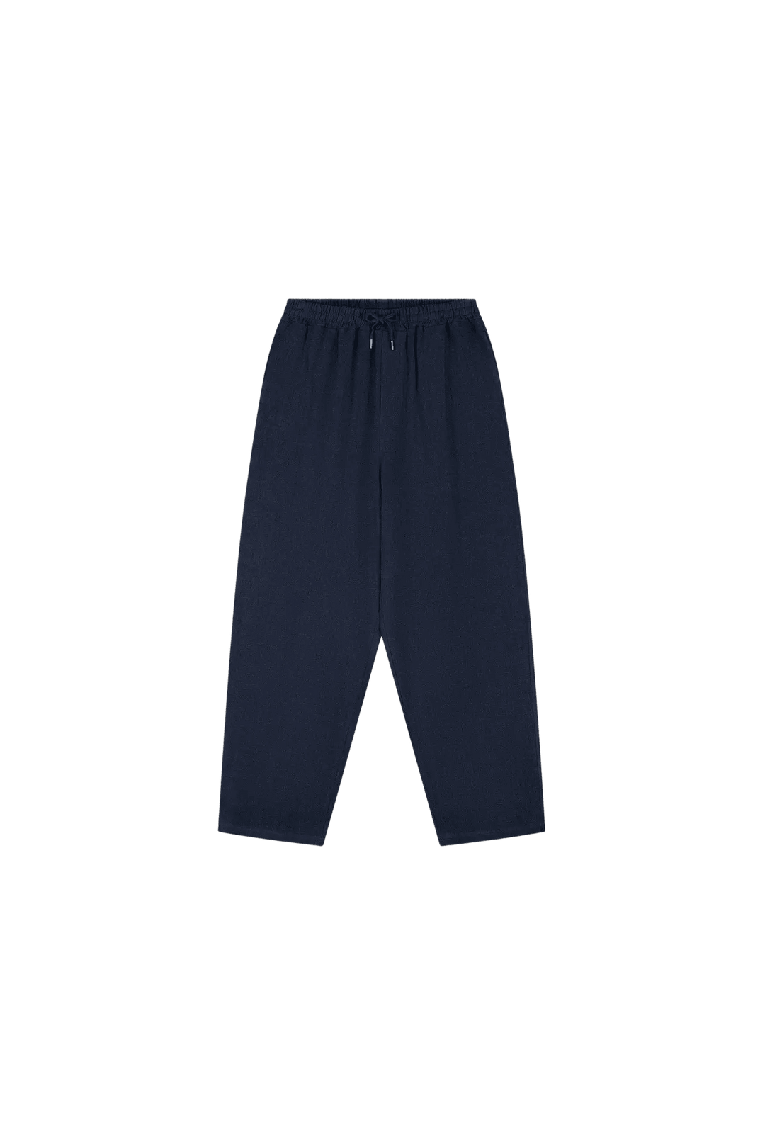 ARTE - Pantalon en lin à taille élastiquée Bleu marine - Lothaire