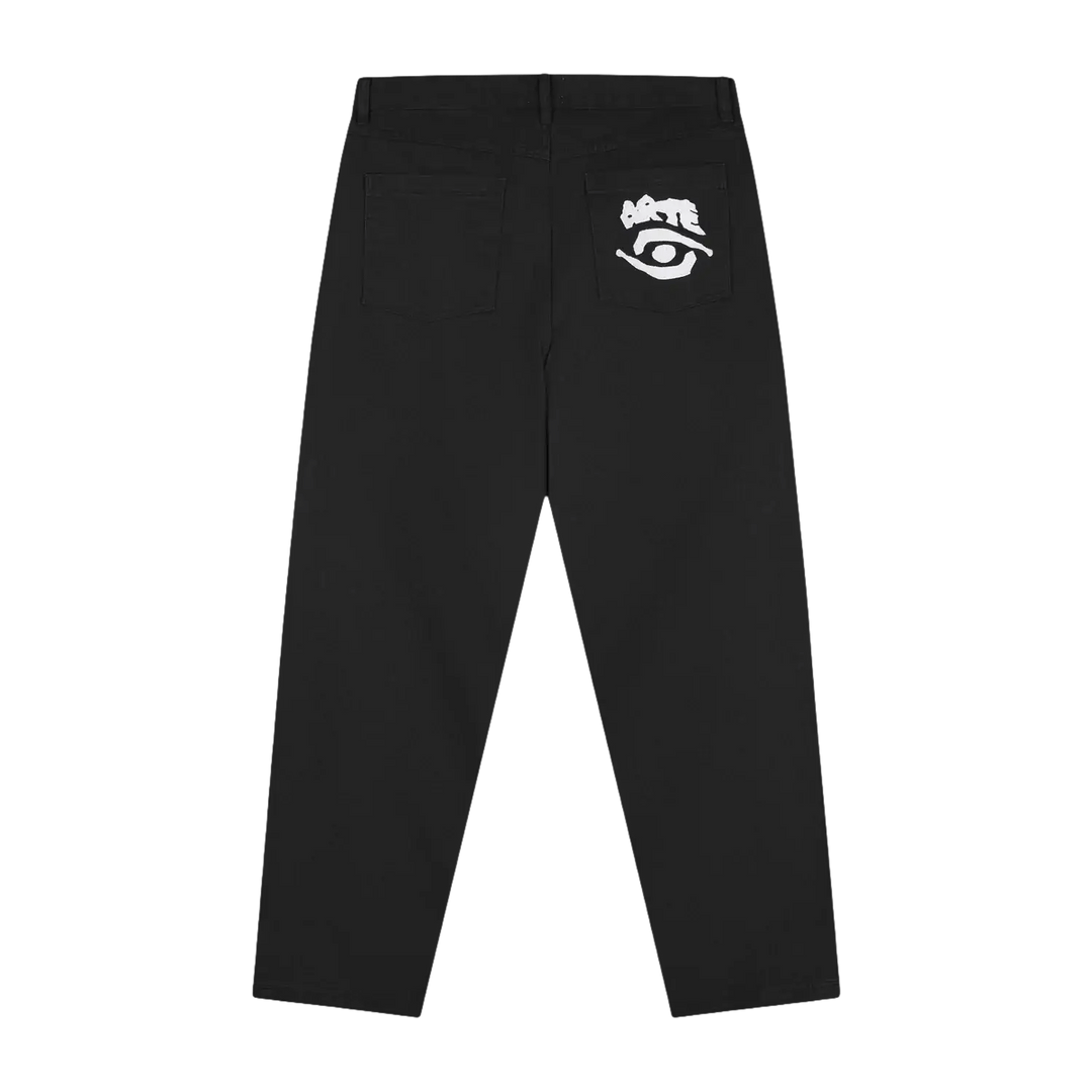 ARTE - Pantalon graphique à poche arrière Black - Lothaire