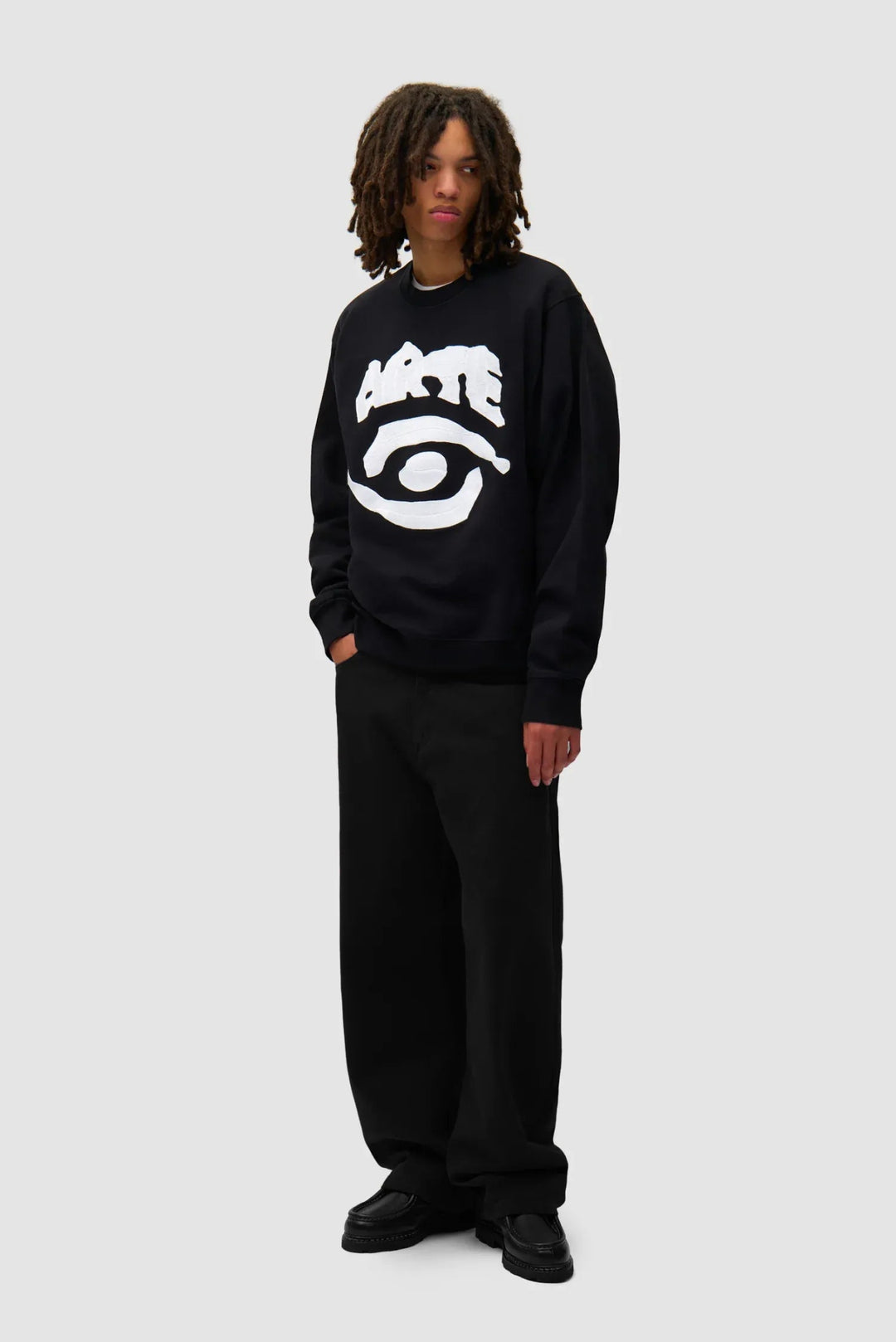 ARTE - Pantalon graphique à poche arrière Black - Lothaire