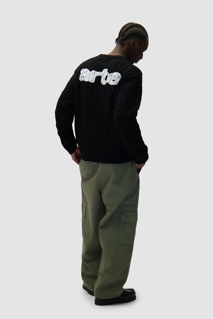 ARTE - Pull en maille noir - Lothaire