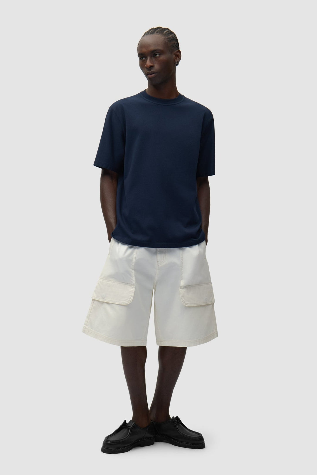 ARTE - Résumé Imprimer au dos T-shirt Bleu marine - Lothaire