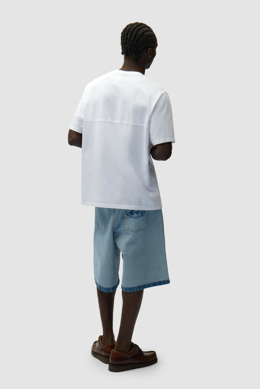 ARTE - Short en denim Inside/Out Bleu clair - Lothaire