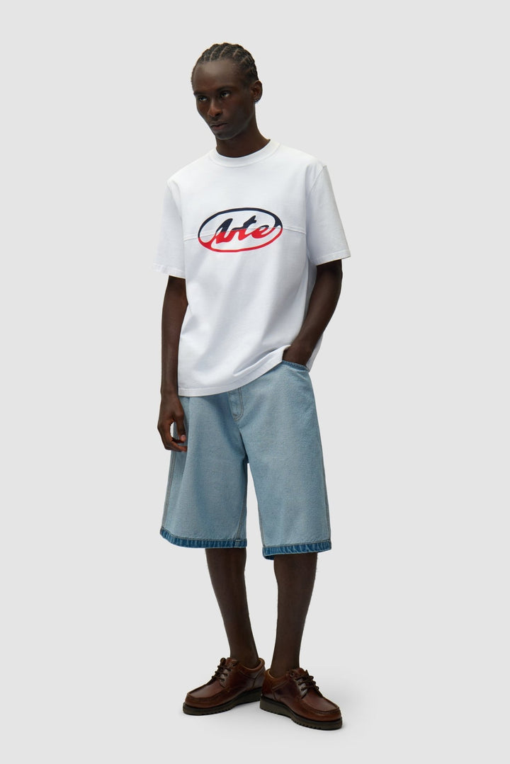 ARTE - Short en denim Inside/Out Bleu clair - Lothaire