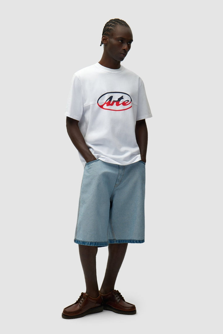 ARTE - Short en denim Inside/Out Bleu clair - Lothaire