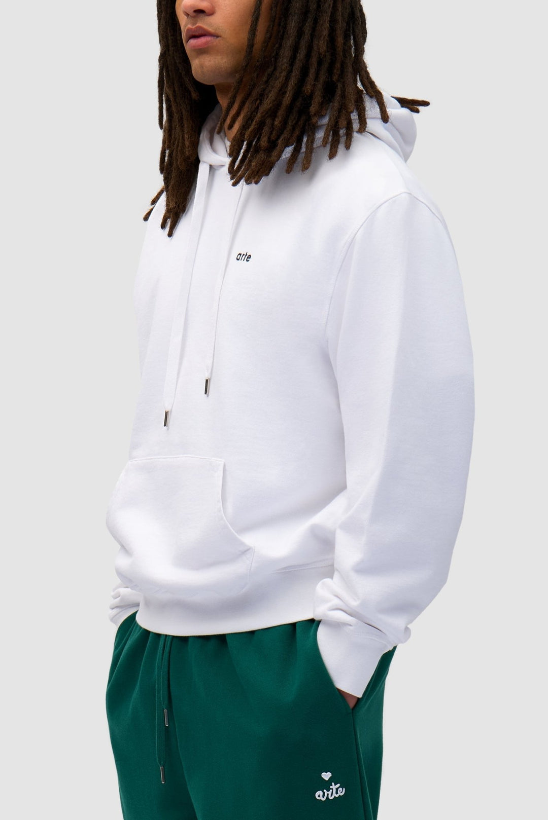 ARTE - Sweat à capuche imprimé Energy Blanc - Lothaire